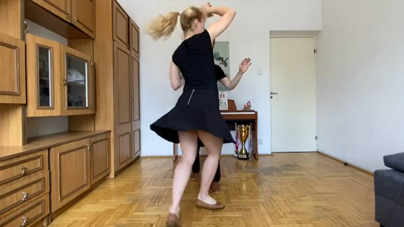 Texas Tommy Redirection Variations - Sondre and Tanya. Танцы