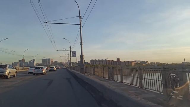 Автопрогулка по вечернему Новосибирску