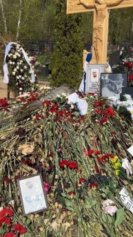 Могила Паши Техника сегодня / Николо-Архангельское кладбище 24 апреля 2025 #пашатехник