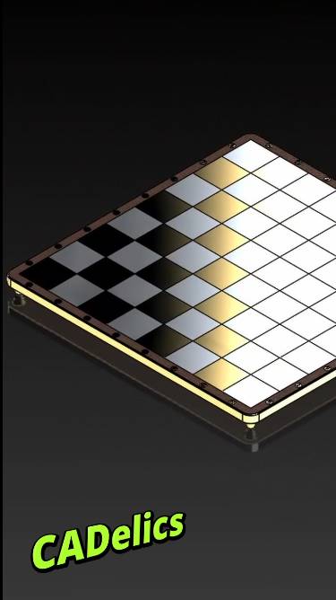 3D Моделирование шахматной доски в SolidWorks