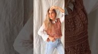 Жилеты крючком и спицами