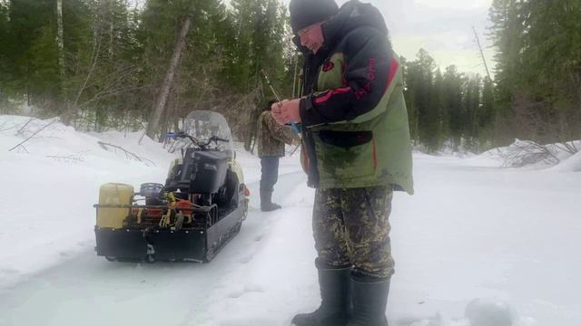 Весенняя рыбалка с сыном, тестем и отцом 1 серия