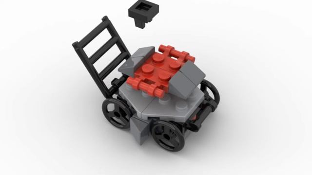 LEGO. Как построить Газонокосилку для лето из лего. Полибег 40044 #lego #tutorial #bricklady