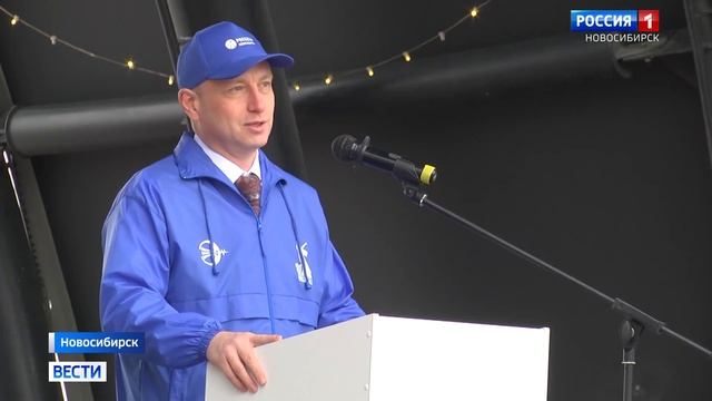 Новосибирские энергетики высадили памятную аллею в честь юбилея Победы