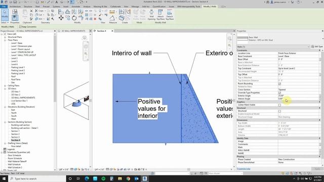 Tapered Walls with Revit 2022