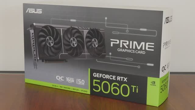 ASUS PRIME GeForce RTX 5060 Ti 16GB - распаковка и тесты в играх!