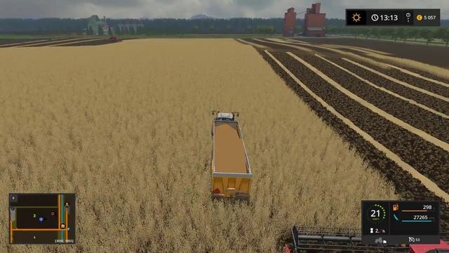 Farming Simulator 17 The Moris Land v2 ночной обзор карты