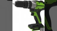 Дрель-шуруповерт ударная Greenworks GD24DD60 - краткий обзор