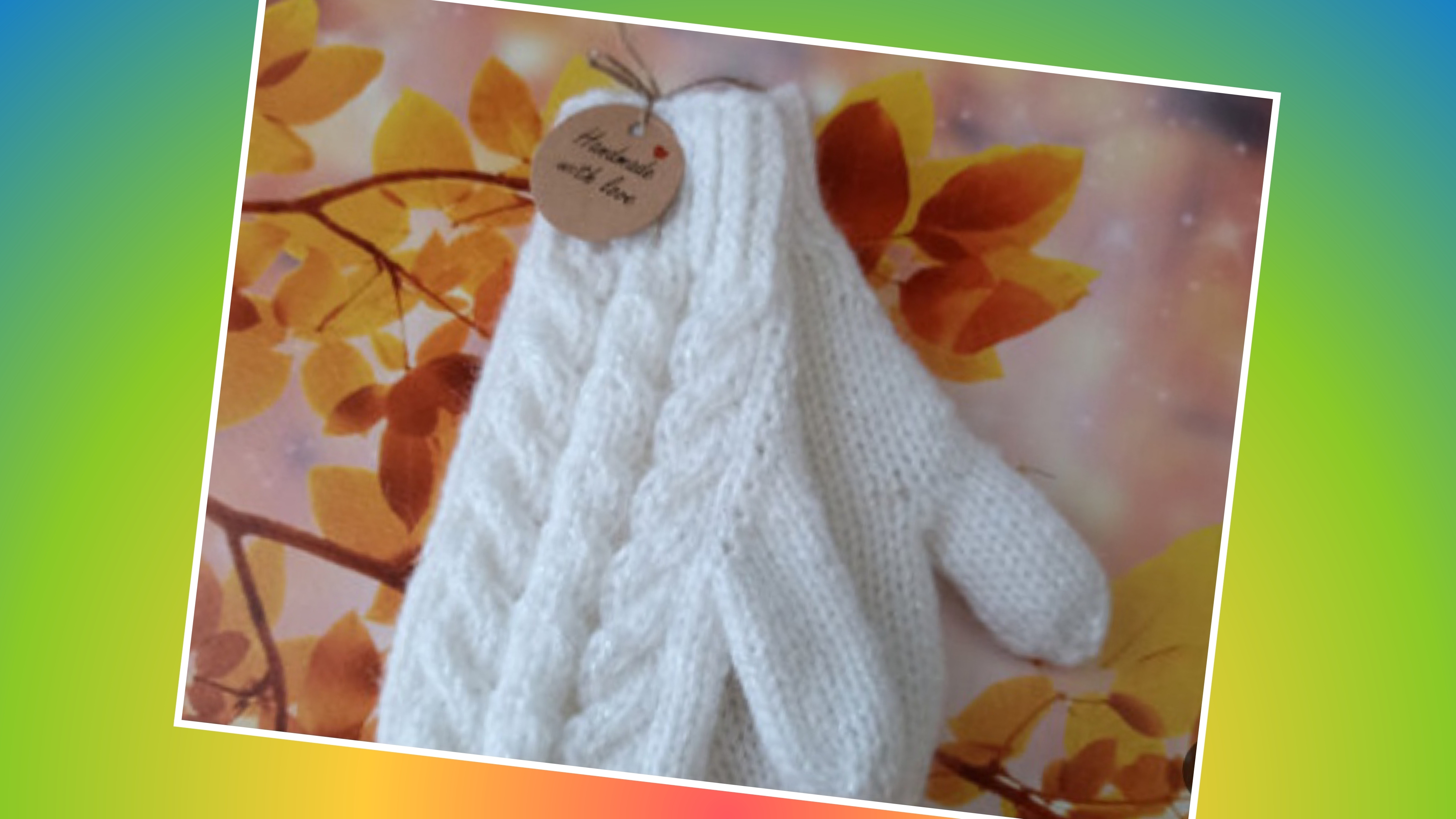 Детские варежки с анатомическим пальчиком🧶