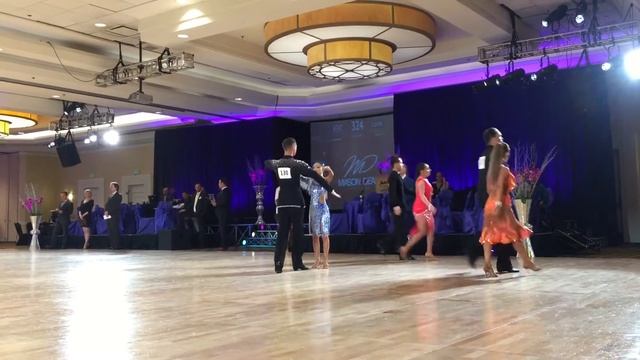 Silver Rumba and Pasodoble Andriy Besyedin and Rachel Zhang