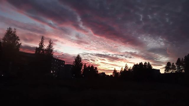 шикарное небо . шикарный закат