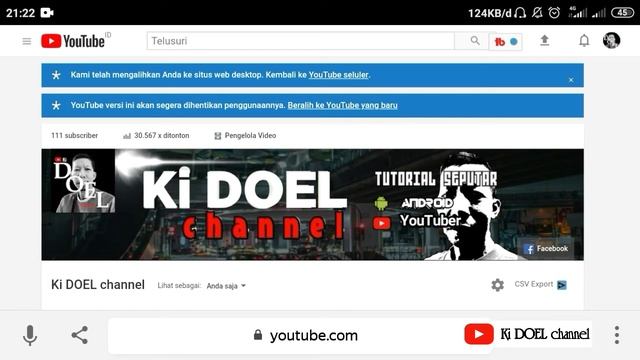 Cara MENGGANTI FOTO PROFIL YouTube terbaru 2020