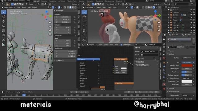 Turning a Sketch into a 3D Animation | Blender Speed Modeling Timelapse