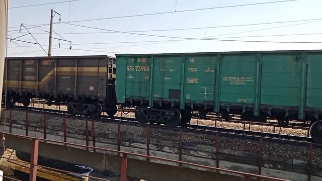 ВЛ80с-768(тчэ-11 Астана) с Чётным 2790 грузовым поездом