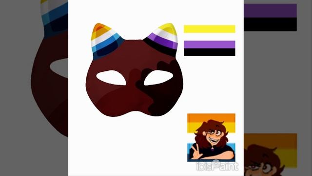 therian-styled mask design for @distantmaniacallaughter8690 :3 (bc I was bored)