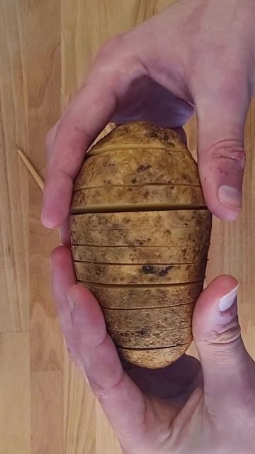 The Solution To Your Current Potato Crisis! #cooking #hasselbackpotatoes #shorts
