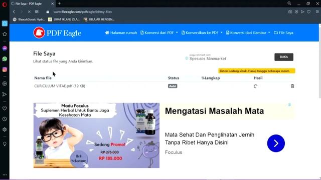 Cara Mudah Mengedit CV Berformat PDF | merubah File PDF ke Ms.word