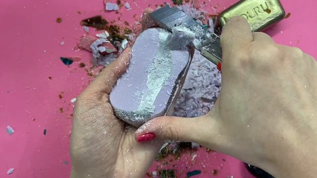 SOAP UNDER VARNISH / CRACKING PLASTICIN / Crunch / Мыло под лаком / Хрустящие шарики с пластилином