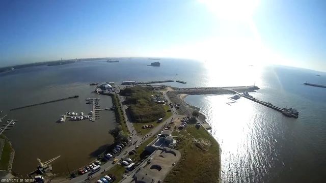 Форт Константин с высоты птичьего полета