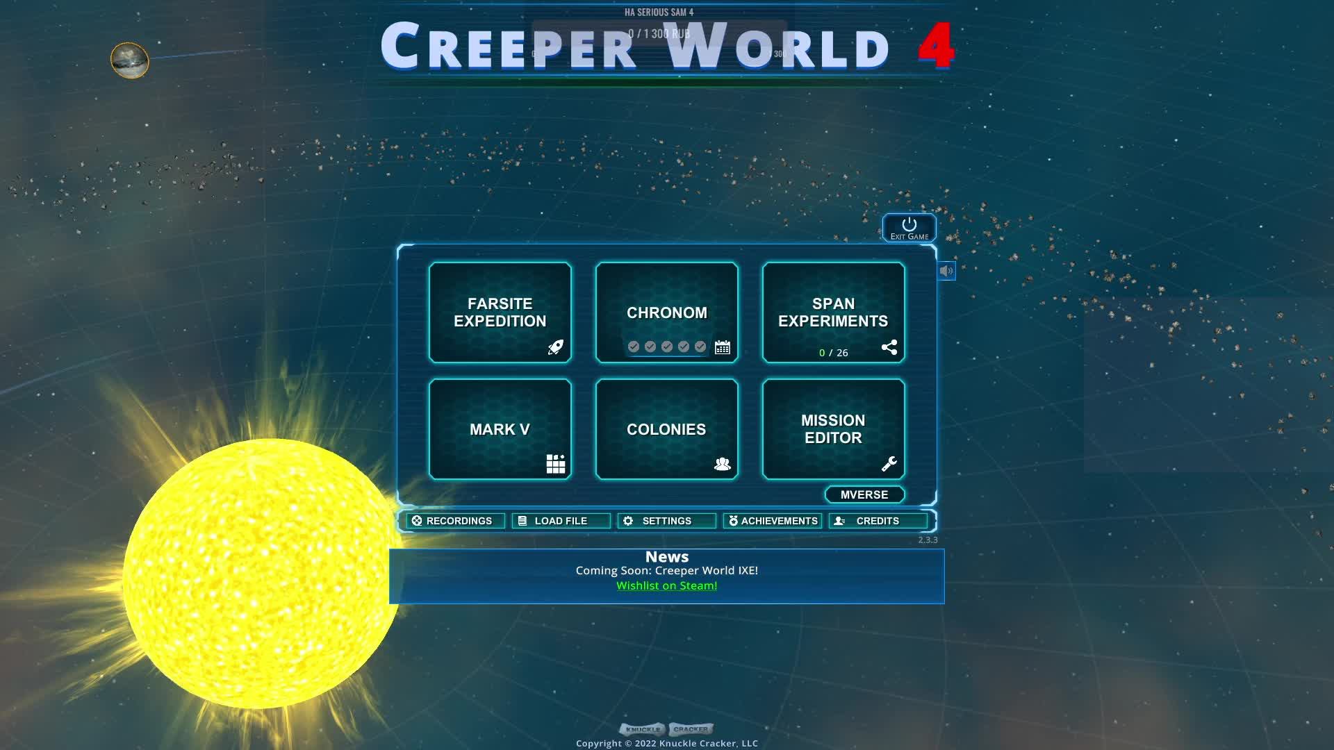Проходим ежедневные задания, Creeper World 4, 8 запуск