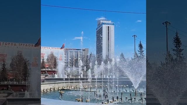 Фонтаны тестируют