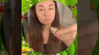 ASMR crunch of chalk& clay/ Хруст с переводом в кружочках из ТГ, мел и глина от Татьяны из Уфы)