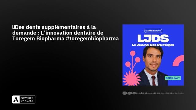 🦷Des dents supplémentaires à la demande : L'innovation dentaire de Toregem Biopharma #toregembio...