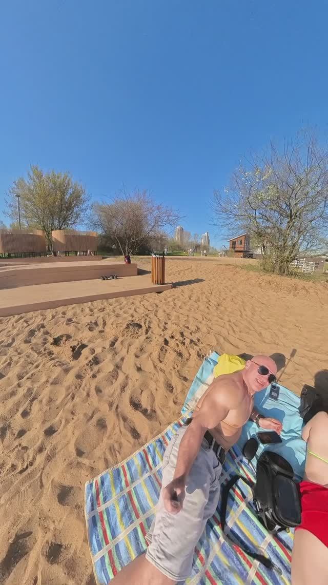 Пасха 2025 год. Поездка на пляж с Кошечкой.)