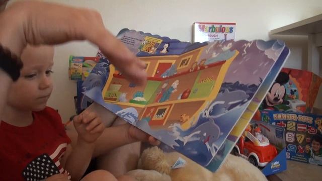 🇺🇸 Birthday Gift Collection - Noah and the Animals Illustration Book - Kолекция Подарков - Книга