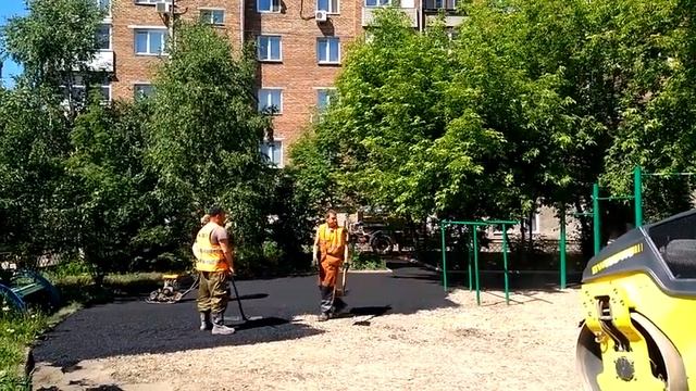 новый асфальт