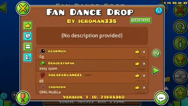 прохождение левела fan dance drop
