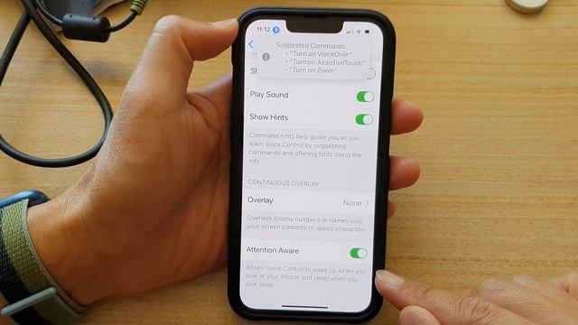iPhone 13/13 Pro: How to Enable/Disable Voice Control Attention Aware