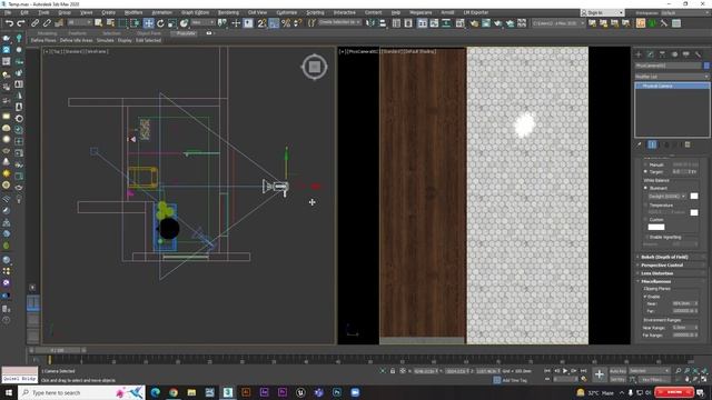 Small area me camera set kaise karen ? Symmetry modifier| 3ds Max/V-ray/Corona Tutorial [Hindi]