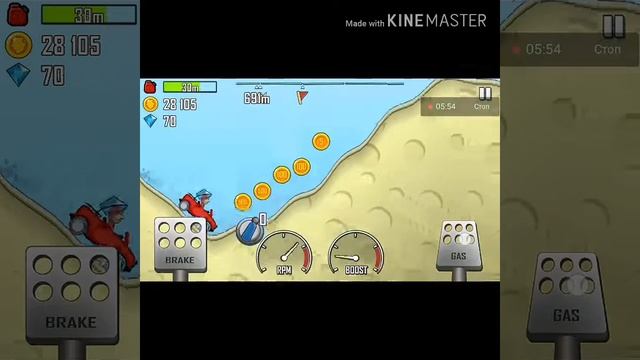 Играю в Hill Climb