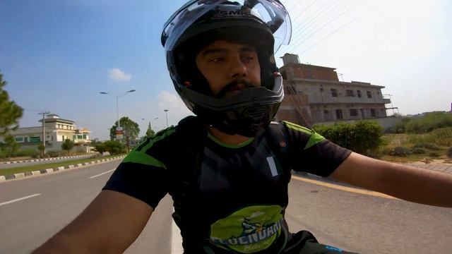 Testing my New Helmet | SMK Hybrid Evo | GoPro Practice |  Action Video | FHD | Legendary Bikers