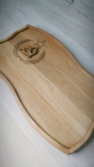 Поднос из дерева бука. Флаг СССР. На заказ. #woodworking #woodart #woodworkingart #interiordesign