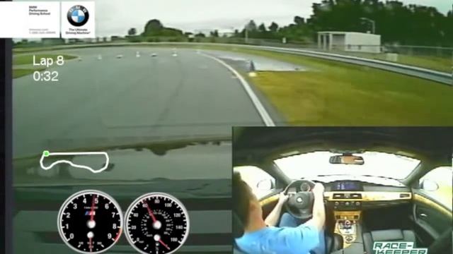 BMW M5 Racing - Wet Track Conditions - BMW Performance School HD