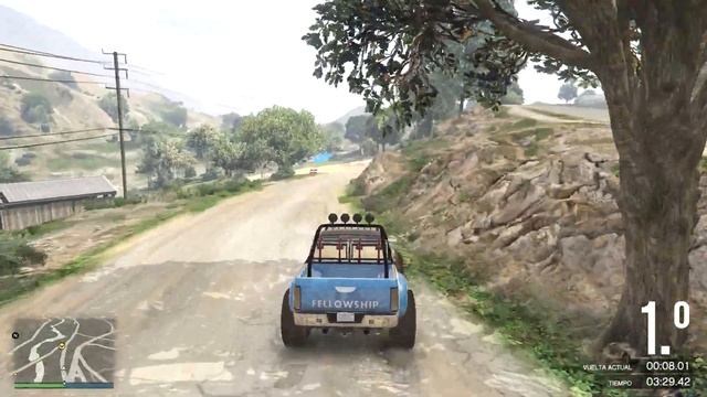 GTA 5 ONLINE - Carrera - Pista: Rapido y Sucioso Rally - Coche: Karin Everon