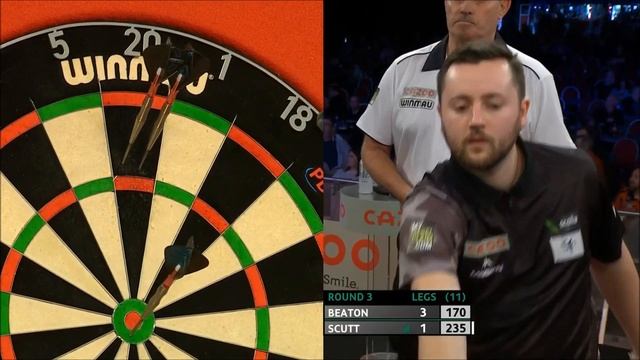 PDC Darts UK Open 2023 03 03 - Steve Beaton vs Connor Scutt - ENG