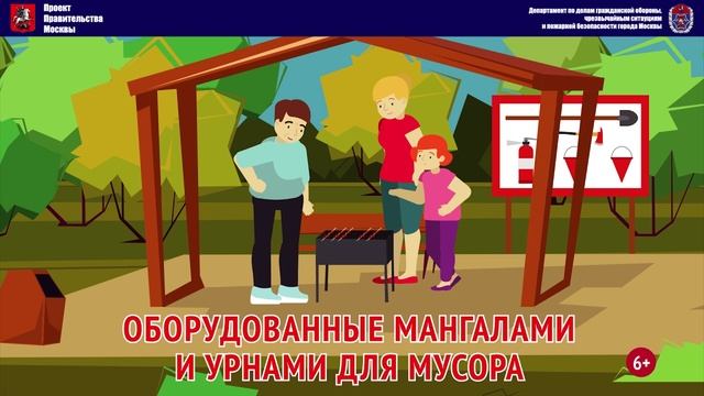 Департамент гражданской защиты Москвы: Разведение костров в парковых зонах запрещено!