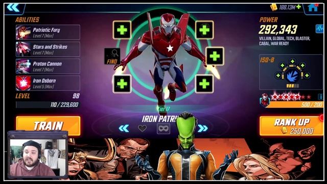 Cabal Team Kit And Gameplay! | Cabal Will Crush Skrull! | Marvel Strike Force