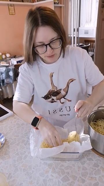 Запеканка из спагетти