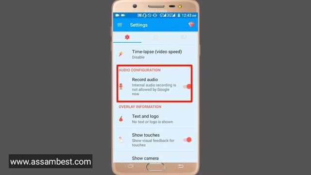 AZ Screen Recorder Setup Tutorial  Best Setting For Recording Assamese