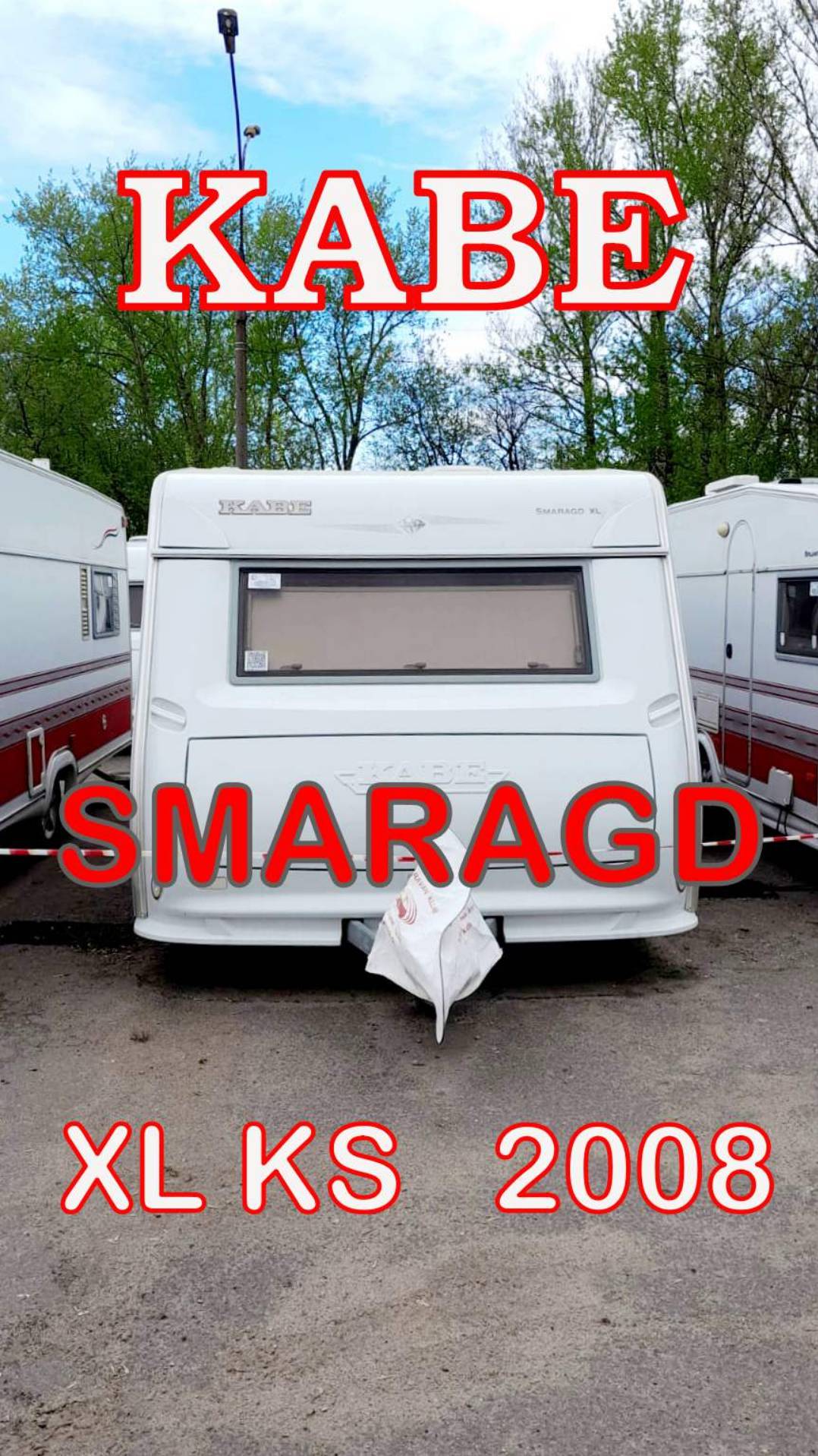 KABE Smaragd XL KS 2008 года- отличный прицеп для путешествий и отдыха в кемпинге!