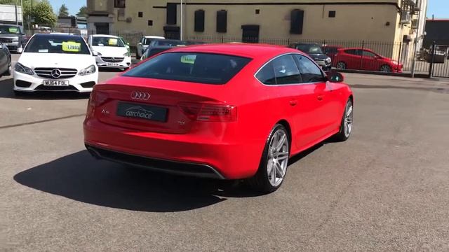 Misano red face lift Audi A5 2.0 TDI S line Sportback 5dr