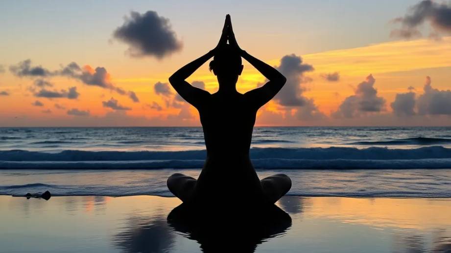 Закат над Океаном: Расслабляющая Музыка для Медитации и Йоги на Природе