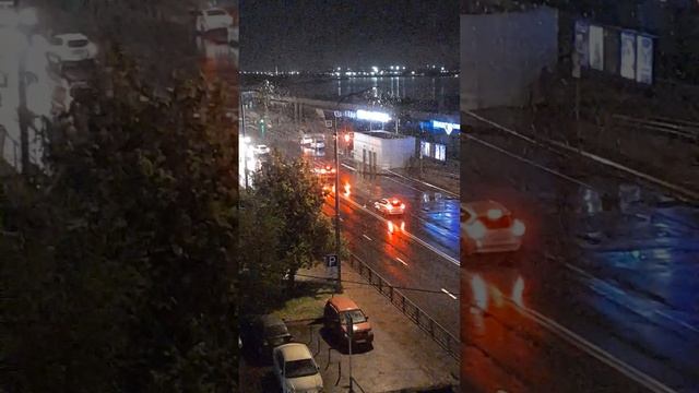 Ночной снегопад. Осень 2024