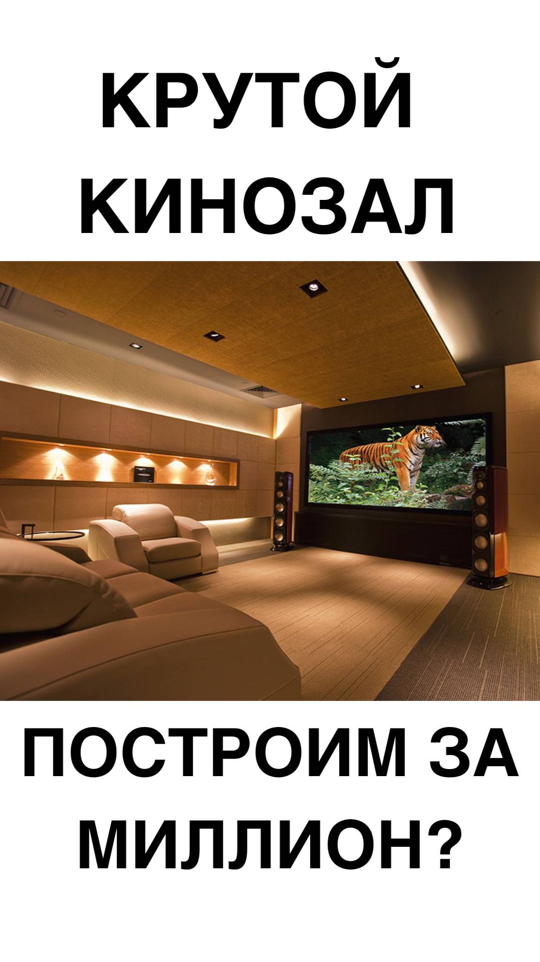 Домашний кинотеатр за миллион? Считаем звук, экран и проектор!