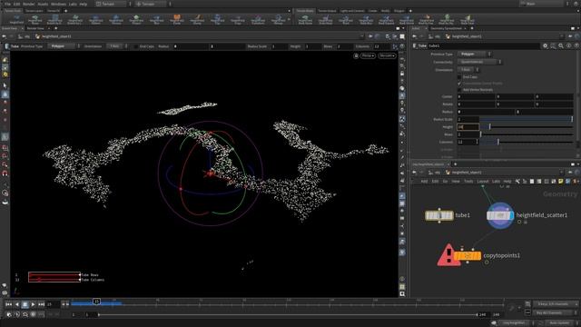 Houdini Foundations: Terrain 4 | Scatter Points on the Terrain