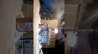 Пожар вокзала г. Сестрорецк 7.02.2018